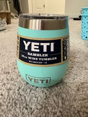 YETI Rambler 10 oz Wine Tumbler Seafoam